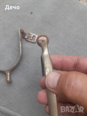 Комплект /Чифт Стари Бронзови Кавалерийски шпори в добро запазено състояние , снимка 7 - Антикварни и старинни предмети - 51008983