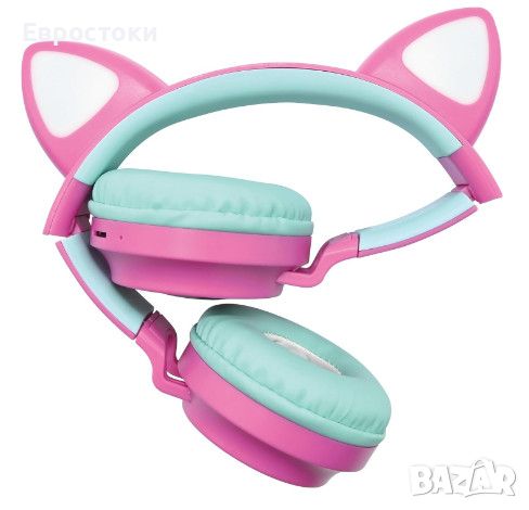 Детски слушалки Lexibook Barbie Cat Ear, детски слушалки 2-в-1, снимка 2 - Слушалки и портативни колонки - 45335153