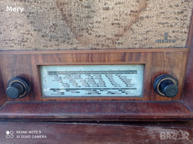 Ретро радио Siemens 22B , снимка 3 - Антикварни и старинни предмети - 45128138
