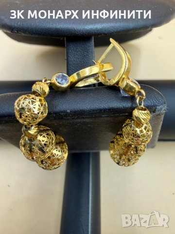 Златни обеци /585/, снимка 6 - Обеци - 53329178