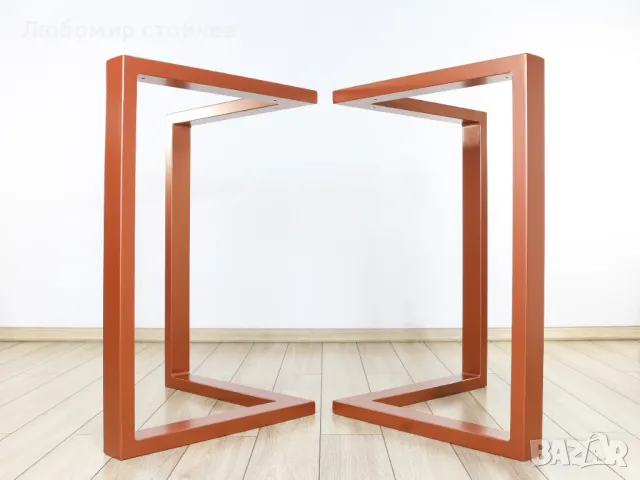 Метални крака за маса, бюро, пейка, цената е за 1бр., снимка 7 - Маси - 47690459