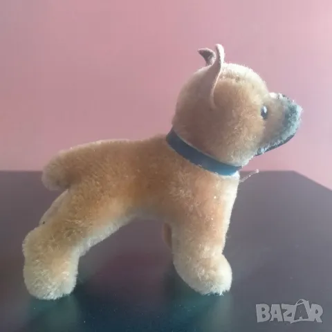 Колекционерска мека играчка Steiff Boxer Dog Germany 4.5" , снимка 6 - Колекции - 47423681