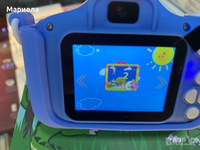 GREENKINDER Детска камера 2.0” екран с двоен обектив 64BG / Вградени игри, снимка 10 - Други - 52051427