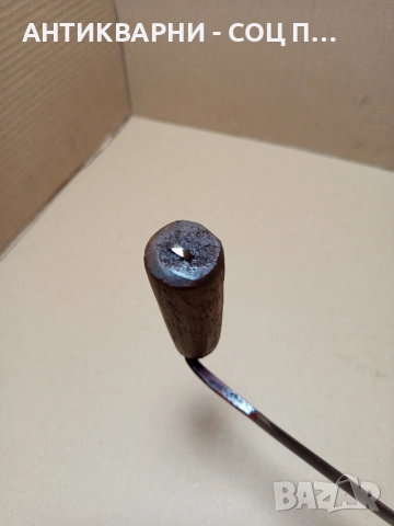 Соц Стар Ръчно Кован Дърводелски Рукан. , снимка 7 - Антикварни и старинни предмети - 52346395