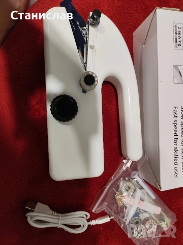 Преносима мини ръчна шевна машина, снимка 2 - Шевни машини - 54297914