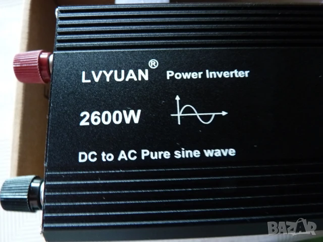 Инвертор пълна синусоида 1300/2600W-12V, снимка 3 - Друга електроника - 51264576