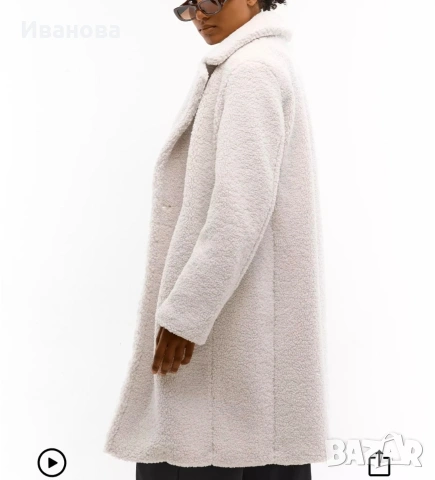 Дамско палто Teddy, снимка 3 - Палта, манта - 53593760