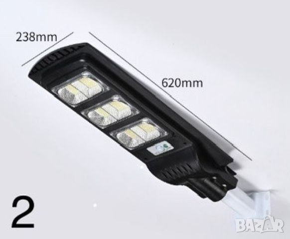 LED лампа със скоба и дистанционно управление IP67, снимка 3 - Соларни лампи - 46763987