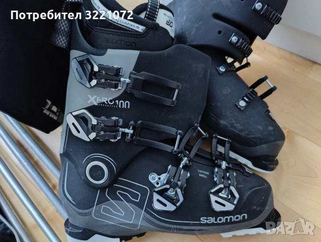 Ски Head i.Shape PRO Intelligent 163 със сак, Обувки Salomon X.Pro 100-29.0 със сак + щеки 130 и 125, снимка 6 - Зимни спортове - 53185324