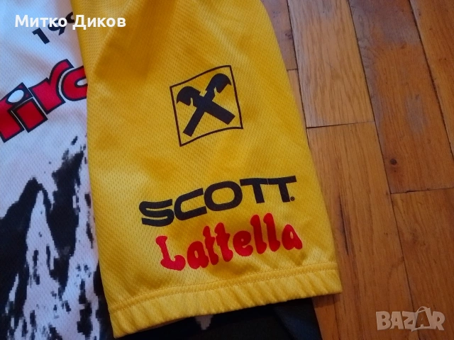 Маркова колоездачна тениска винтидж Швейцария Тур Тирол 1998г.размер Л, снимка 3 - Велосипеди - 53697061