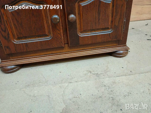 Дъбов TV шкаф на 65 г., снимка 4 - Шкафове - 53938792