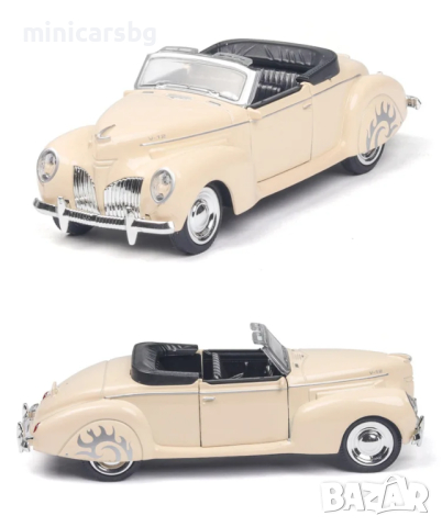 Метални колички: 1939 Lincoln Zephyr, снимка 4 - Колекции - 45056676