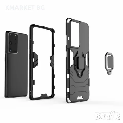 Samsung Galaxy S21 Ultra Удароустойчив Ring Holder Калъф и Протектор, снимка 6 - Калъфи, кейсове - 48210123