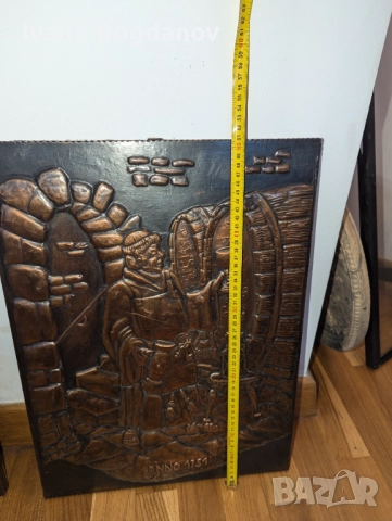 Два медни барелефа, снимка 4 - Антикварни и старинни предмети - 52503601