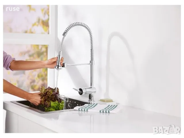 НОВ! Кухненски смесител с изтеглящ се душ XXL, снимка 2 - Смесители - 49786253