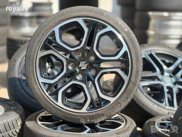 5х114.3 17 Джанти Suzuki Swift SX4 Vitara 5x114.3 Сузуки СХ4 Витара Оригинални на Сузуки, снимка 2 - Аксесоари и консумативи - 51229533