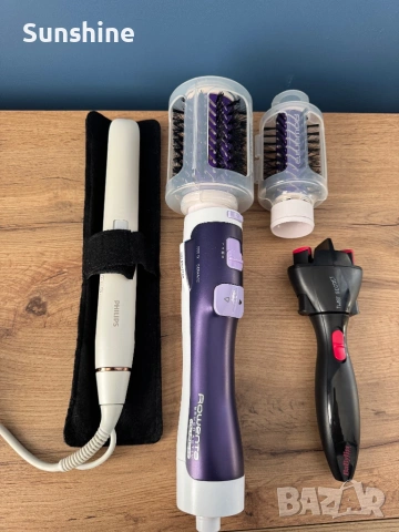  Комплект уреди за коса Philips, Rowenta, BaByliss , снимка 3 - Друга електроника - 53748482