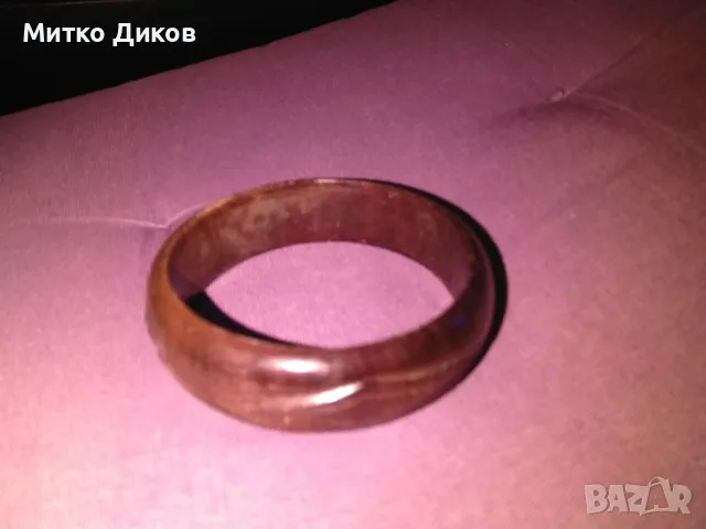 Дървена гривна №8, снимка 4 - Гривни - 49304849