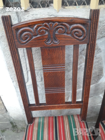  Ретро трапезни столове 3бр №020, снимка 5 - Столове - 52719647