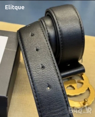 колани от естествена кожа в кутия Gucci 4см, снимка 2 - Колани - 52567457