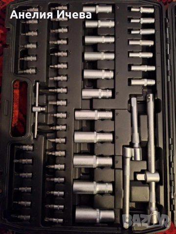 Куфар с инструменти Гедоре 172 части с 3 броя тресчотки, снимка 4 - Куфари с инструменти - 51471080