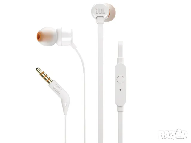 Стерео слушалки JBL T110 WHT, снимка 1 - Слушалки и портативни колонки - 49102658