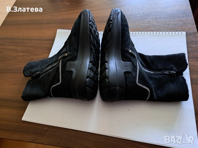 Дамски боти, обувки №38-естествена кожа, велур, снимка 11 - Дамски ежедневни обувки - 53573484