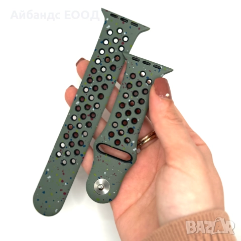 Силиконови каишки Nike Recycled за Apple Watch Ultra/SE/10/9/8/7/6, снимка 10 - Каишки за часовници - 51370931