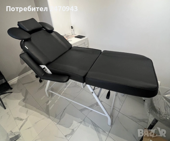 Козметичен стол подходящ за миглопластика, микроблейдинг и грим, снимка 6 - Кушетки - 53613701