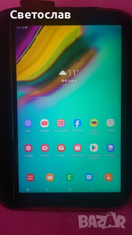 Таблет + подарък калъф - Samsung Galaxy Tab A 10.1, Octa-Core, 10.1", 2 GB RAM, 32 GB, 4G, Gold, снимка 10 - Таблети - 49926167