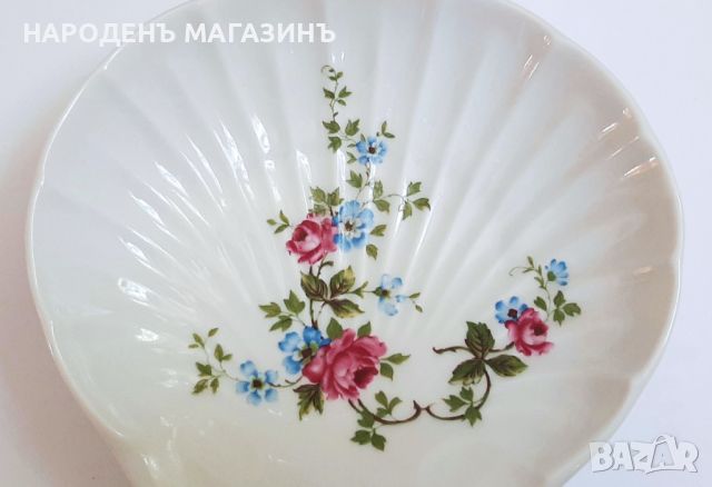 ROYAL КРМ - Немски порцелан порцеланова сапунерка цветя , снимка 4 - Други ценни предмети - 46262143