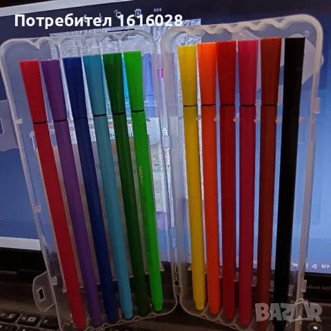 Комплект от 12 броя фулмастери. , снимка 6 - Ученически пособия, канцеларски материали - 49734135