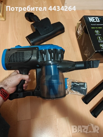 Вертикална прахосмукачка NEO 600 W, снимка 7 - Прахосмукачки - 52904640