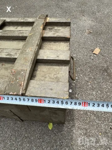 ДЪРВЕН КУФАР КУТИЯ САНДЪК ОТ 1992 ГОДИНА, снимка 6 - Части - 50202130