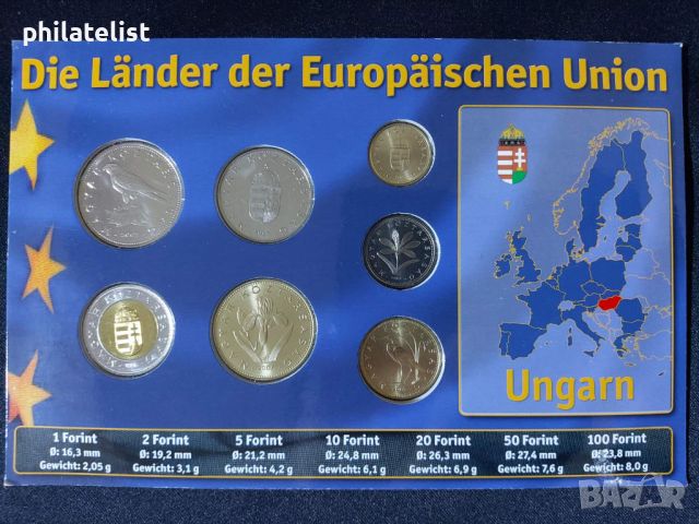 Унгария 1998-2007 - Комплектен сет от 7 монети, снимка 3 - Нумизматика и бонистика - 46379231