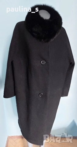 Винтидж аутлет / 2 бр. Вълнено палто с естествена кожа с косъм "Rue de Grenelle" и "Antoinette", снимка 15 - Палта, манта - 47980241