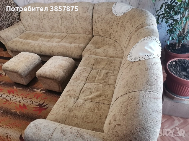 Холова гарнитура , снимка 3 - Дивани и мека мебел - 53040372