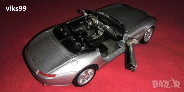 BMW Z8 Maisto Made in Thailand - Мащаб 1:24, снимка 5 - Колекции - 48480294