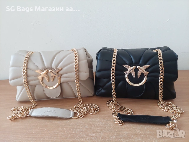 Pinko дамска чанта през рамо стилна чанта  код 133, снимка 16 - Чанти - 39836531