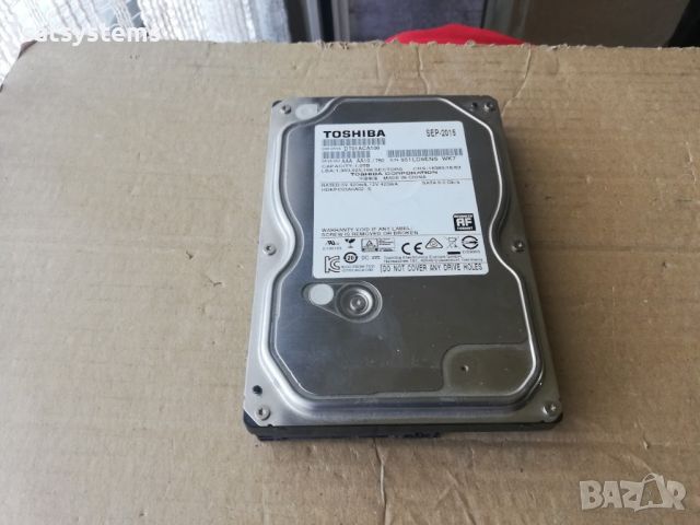 Хард диск Toshiba DT01ACA100 1.0TB SATA 6.0Gb/s, снимка 1 - Твърди дискове - 45606729