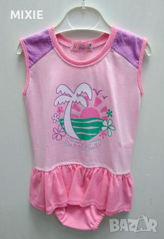 Нова бебешка боди-рокля, 6-9 мес., снимка 1 - Бебешки рокли - 45252789