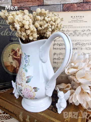 Английска кана Китайска роза, снимка 3 - Антикварни и старинни предмети - 54094009