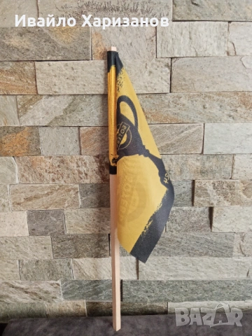 Знаме на БОТЕВ ПЛОВДИВ (рядко), снимка 3 - Фен артикули - 54250571