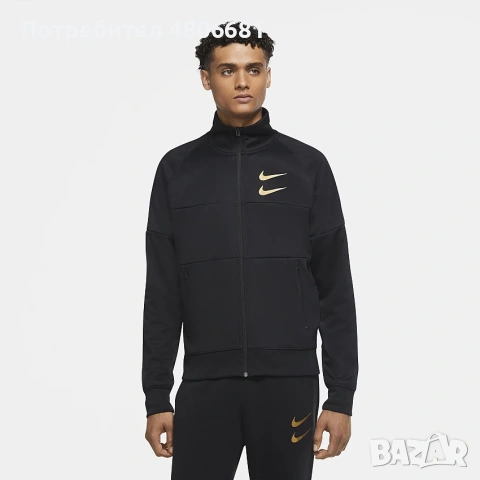 Оригинално мъжко горнище Nike Swoosh, снимка 5 - Спортни дрехи, екипи - 54300451