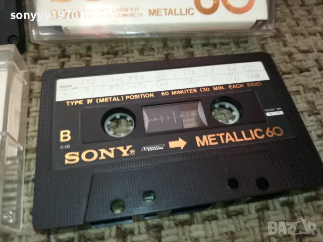 SONY-JAPAN TAPE METALLIC 60 1612241519, снимка 7 - Аудио касети - 48366997