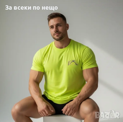 Мъжка тениска - " Flowers & Chains " Код Moskito6, снимка 3 - Тениски - 53813541