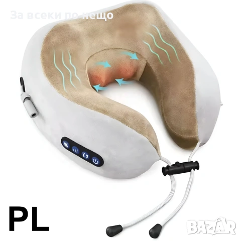 Комплект за релакс: Масажор за крака с нагряване + масажираща възглавница Код P2019, снимка 6 - Масажори - 53937012