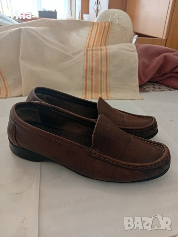 Kaфяви мокасини FIELD естествена кожа н.40, снимка 4 - Дамски ежедневни обувки - 53703222