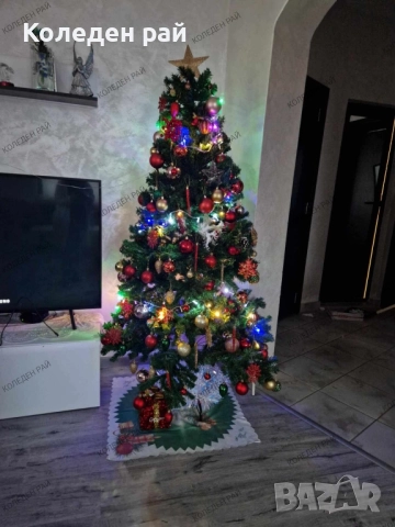 ЕЛХА Горска магия с ТЪНЪК КЛОН, СНЕЖНИ КРАЙЧЕТА, ШИШАРКИ и ПЛОДЧЕТА + подарък, снимка 5 - Декорация за дома - 52344469