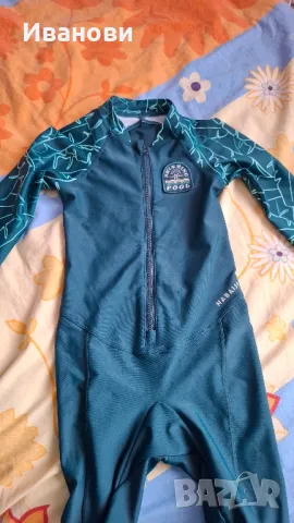 Чисто нов, цял бански с дълги ръкави и крачоли за 5-6-годишно дете, снимка 6 - Детско бельо и бански  - 49664858